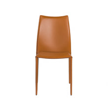 Load image into Gallery viewer, Upholstered Leather Dining Side Chairs (Set of 2) - Terra Cotta