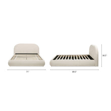 Load image into Gallery viewer, Archie Puffy Grounded - Upholstered Platform Bed