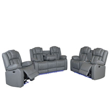 Load image into Gallery viewer, Raize - Power Living Room Set With Storage Console And Cup Holders