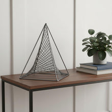 Load image into Gallery viewer, Contemporary Triangular Decor Piece - Gray