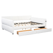 Load image into Gallery viewer, Upholstered Platform Bed With USB Charging
