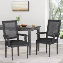 Load image into Gallery viewer, Elegant French Country Style Dining Chair With Cane Backrest