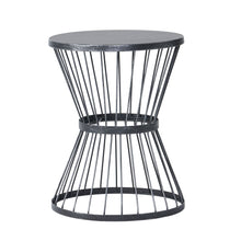 Load image into Gallery viewer, Lassen - Modern Outdoor Side Table With Hourglass Design