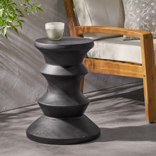Load image into Gallery viewer, Side Table Modern Concrete Accent Piece - Black