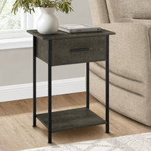 Load image into Gallery viewer, Contemporary 2 Tier Accent Table With Storage Drawer