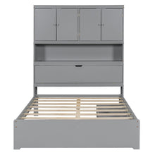 Load image into Gallery viewer, Platform Bed With USB, Storage Headboard & Drawers