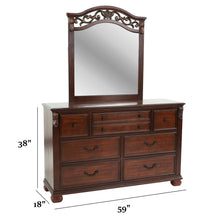 Load image into Gallery viewer, 1 Piece Dresser - Cherry