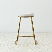Load image into Gallery viewer, Jane - 26" Mid-Century Modern Luxury Upholstered Stool