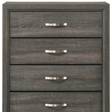 Load image into Gallery viewer, Wood Five Drawer Chest - Gray
