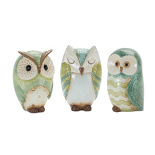 Load image into Gallery viewer, Figurine Tabletop Sculpture (Set of 3) - Blue / Terracotta