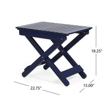 Load image into Gallery viewer, Outdoor Folding Wooden Side Table