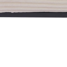 Load image into Gallery viewer, 55" Cream and Black Corduroy and Steel Upholstered Bench