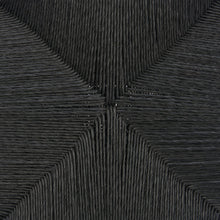 Load image into Gallery viewer, 48" Black Metal and Wicker Bench