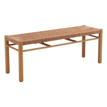 Load image into Gallery viewer, 48" Natural Metal and Aluminum Bench