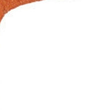 Load image into Gallery viewer, 50" Orange Fabric Abstract Curvy Upholstered Bench