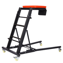 Load image into Gallery viewer, Heavy Duty Foldable Rolling Engine Top Creeper With Padded Deck And Locking Casters - Black