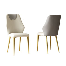 Load image into Gallery viewer, Dining Chairs (Set of 2) - Beige / Gray