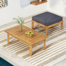 Load image into Gallery viewer, Urbanek - Acacia Wood Outdoor Conversation Set - Teak