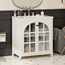 Load image into Gallery viewer, Vintage Farmhouse Bathroom Vanity With Ceramic Sink