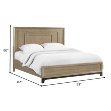 Load image into Gallery viewer, King Panel Bed - Brown