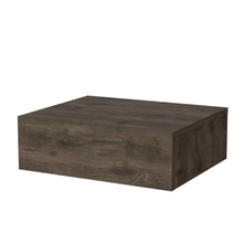 Load image into Gallery viewer, 5" One Drawer Faux Wood Floating Nightstand - Dark Brown