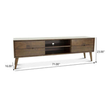 Load image into Gallery viewer, Adrian - TV Stand - Walnut Brown