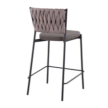 Load image into Gallery viewer, Tania - Braided Contemporary Counter Stool (Set of 2)