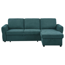 Load image into Gallery viewer, Kenna- Sleeper Sectional Sofa With Storage Ottoman