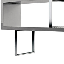 Load image into Gallery viewer, Three Tier Etagere Bookcase (555007) - Gray / Silver