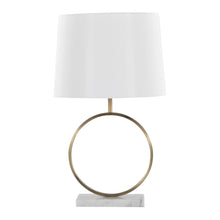 Load image into Gallery viewer, Moon - Contemporary Table Lamp - White / Gold