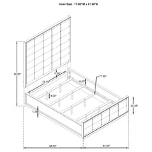 Load image into Gallery viewer, Prescott - Upholstered Panel Bed
