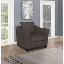 Load image into Gallery viewer, Paige - Flared Arm Chair - Charcoal Gray