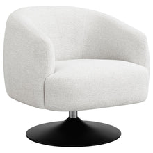 Load image into Gallery viewer, Upholstered Swivel Accent Chair, 360 Degree Rotation - Beige
