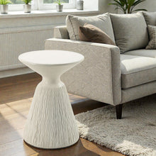 Load image into Gallery viewer, Duane - Fiber Concrete Accent Table - White