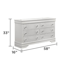 Load image into Gallery viewer, Blaze - Modern 6 Drawer Dresser