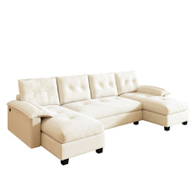 Load image into Gallery viewer, U-Shaped Sleeper Sofa With Pull Out Bed