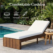 Load image into Gallery viewer, Adjustable Outdoor Chaise Lounge Patio Recliner With Removable Cushion