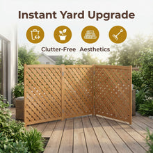 Load image into Gallery viewer, Outdoor 3 Panel Air Conditioner Fence Screen