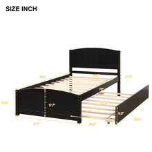 Load image into Gallery viewer, Platform Bed & Headboard, Footboard And Wood Slat Support