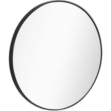 Load image into Gallery viewer, 32" Round Framed Accent Mirror - Black