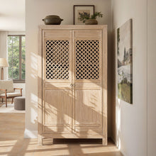 Load image into Gallery viewer, Arden - 2 Door Bookcase Storage Cabinet - Natural