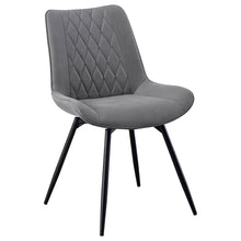 Load image into Gallery viewer, Tufted Swivel Dining Chairs (Set of 2) - Gray
