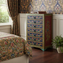 Load image into Gallery viewer, Solid Wood Seven Drawer Standard Chest - Blue / Green