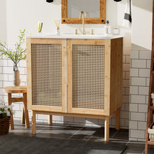 Load image into Gallery viewer, Bathroom Vanity Cabinet With Doors, Soft Close Design