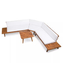 Load image into Gallery viewer, Hillcrest - V Shaped 4 Piece Sofa Set, Water Resistant