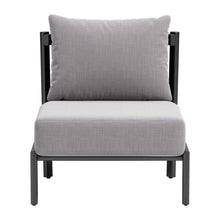 Load image into Gallery viewer, 28" Fabric Side Chair - Gray / Black