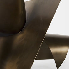 Load image into Gallery viewer, Contempo Abstract Sculpture (392543) - Antiqued Gold