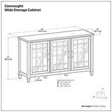 Load image into Gallery viewer, Connaught - Traditional Buffet Cabinet