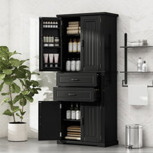 Load image into Gallery viewer, Multi Functional Storage Cabinet With Adjustable Shelves, 2 Drawers, Door Shelves