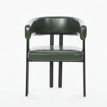 Load image into Gallery viewer, Modern Dining Upholstered Barrel Chair With Curved Back And Armrests